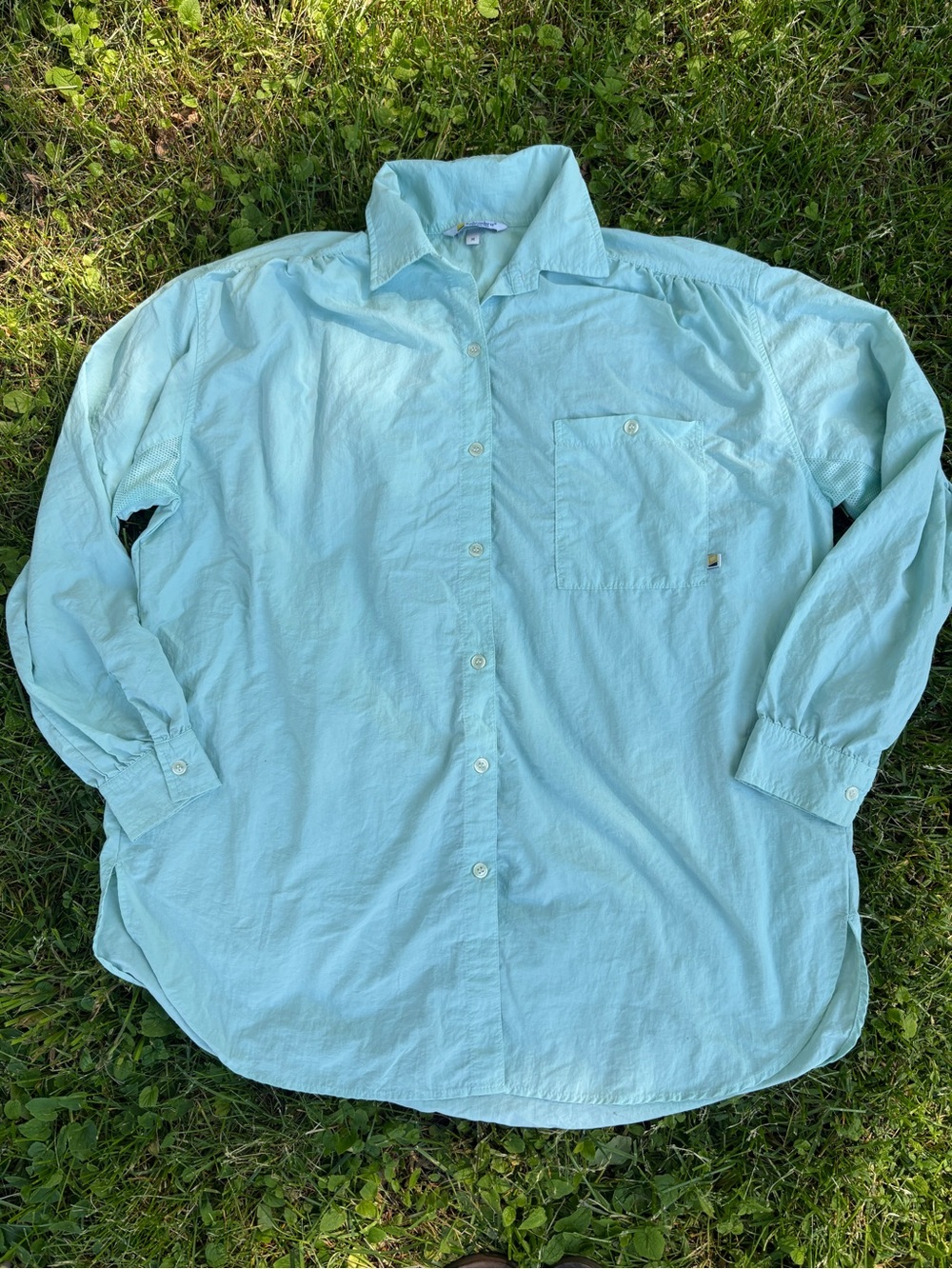 Solumbra by Sun Precautions UPF 100 Men’s Button Down Sun Shirt Size Medium
